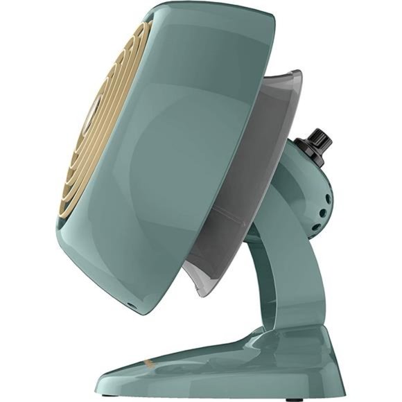 VFAN Mini Classic Personal Vintage Air Circulator Fan, Green - Picture 2 of 6